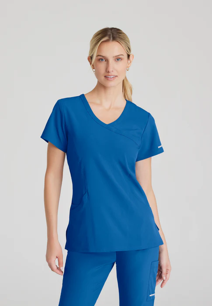 Skechers Reliance Mock Wrap Scrub Top