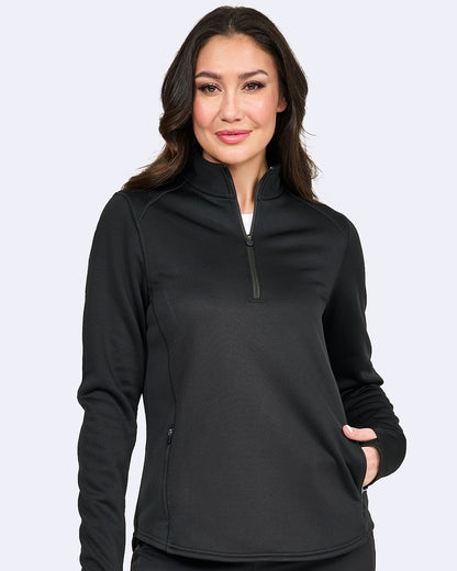 Ava Therese Half Zip Fleece Pull Over