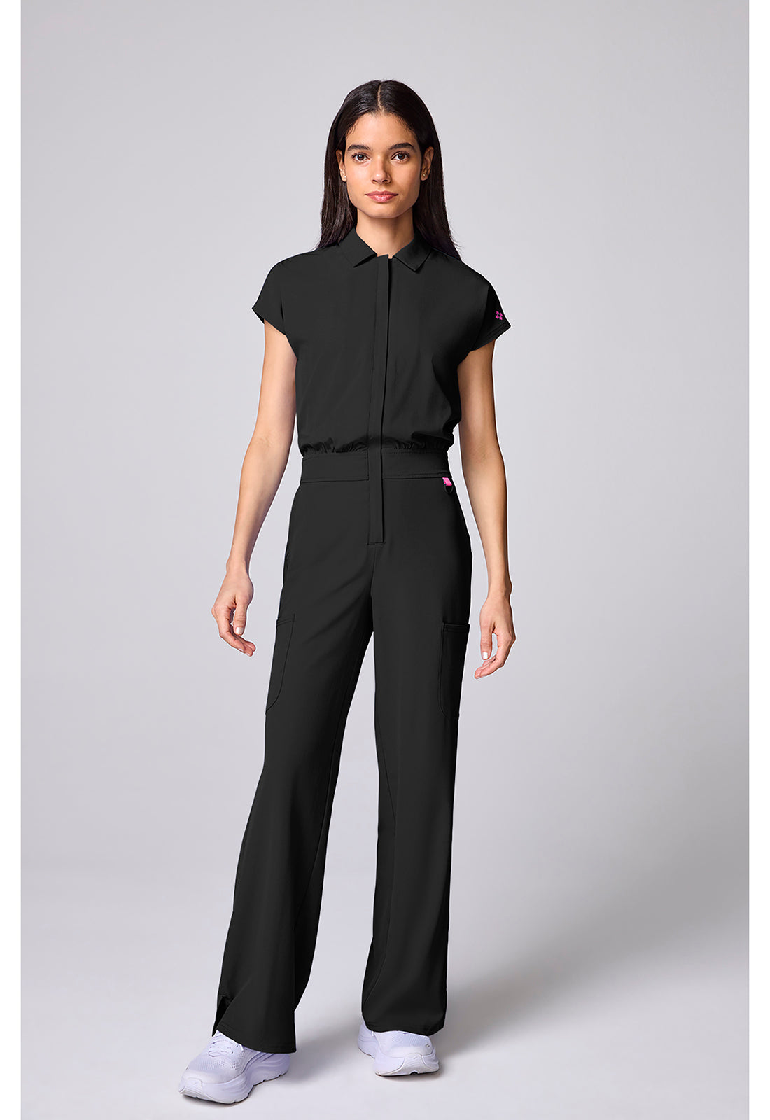 Med Couture Amp Dolman Wide Leg Scrub Jumpsuit