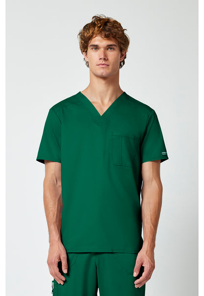 Cherokee Workwear Revolution Mens 1-Pocket Tuck In V-Neck Scrub Top