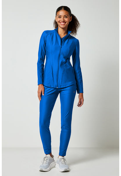 Cherokee Form Zip Front Mesh Scrub Jacket