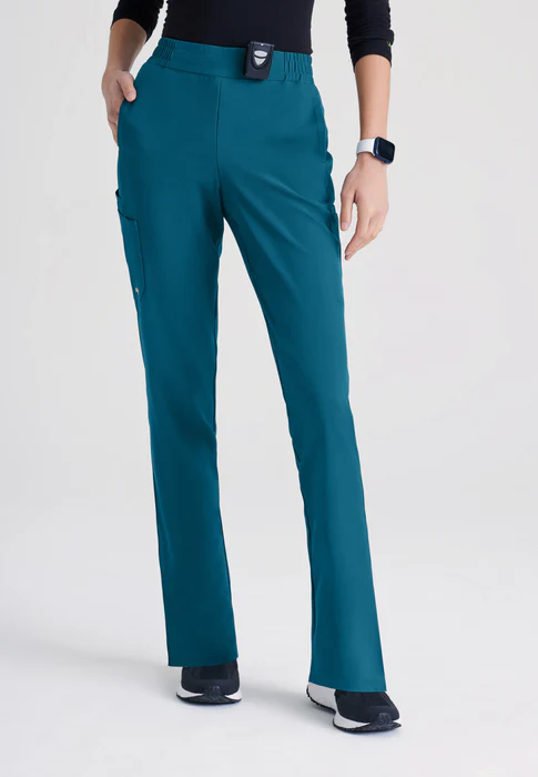 Grey's Anatomy Evolve Stretch Cosmo 6-Pocket Mid-Rise Tapered Scrub Pants