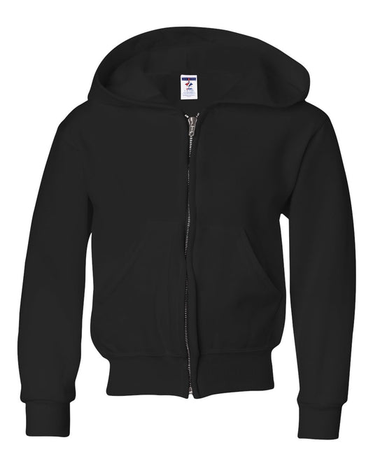 Jerzees Youth NuBlend Full-Zip Hooded Sweatshirt