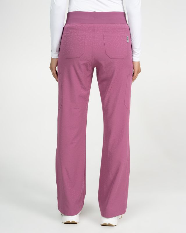Ava Therese Jacquard Zahara Flare Scrub Pants