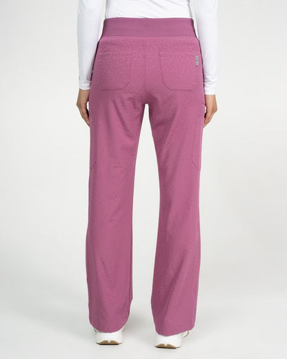 Ava Therese Jacquard Zahara Flare Scrub Pants