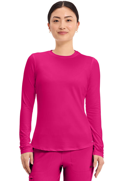 Cherokee Basics Long Sleeve Underscrub Knit Tee Shirt
