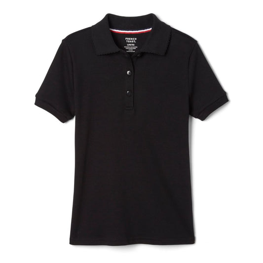 French Toast Girls Short Sleeve Polo with Science and Medicine Logo