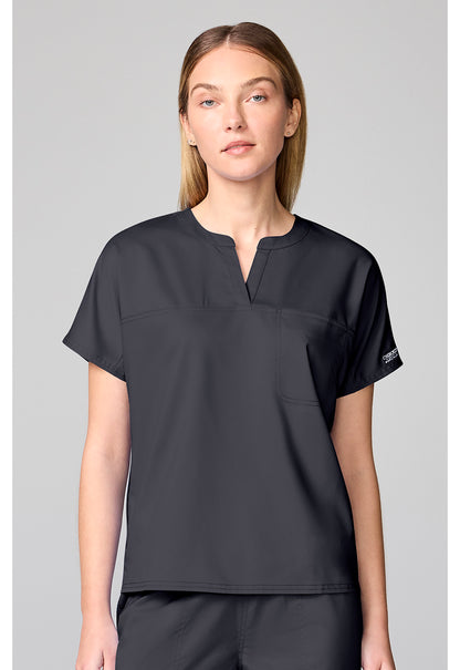 Haut de blouse Cherokee Workwear Revolution à col officier et à rentrer