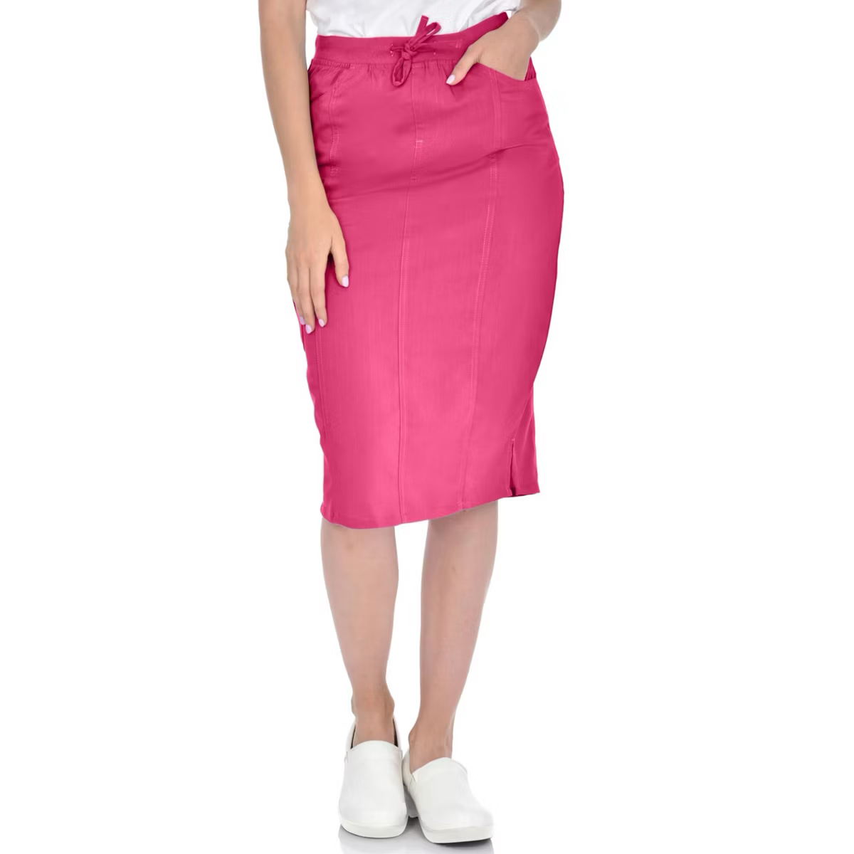 Medichic Debra Drawstring Knit Waist Scrub Skirt