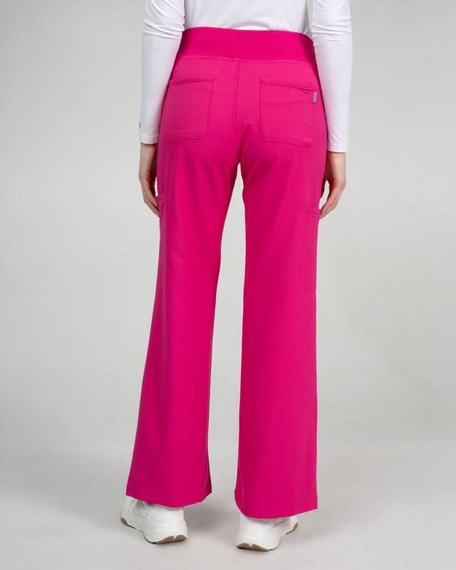 Zavate Studio Wide Leg Flare Scrub Pants