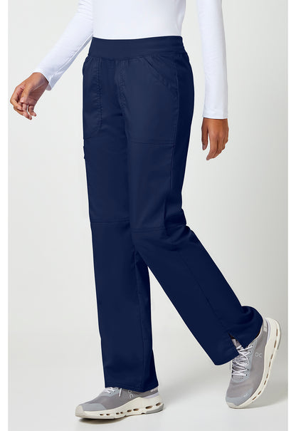 Cherokee Workwear Revolution Mid Rise Straight Leg Pull-On Scrub Pants