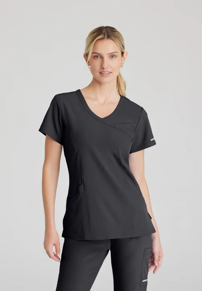 Skechers Reliance Mock Wrap Scrub Top