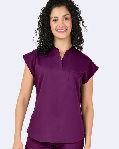 Zavate Studio Dynamic Tuck In Scrub Top