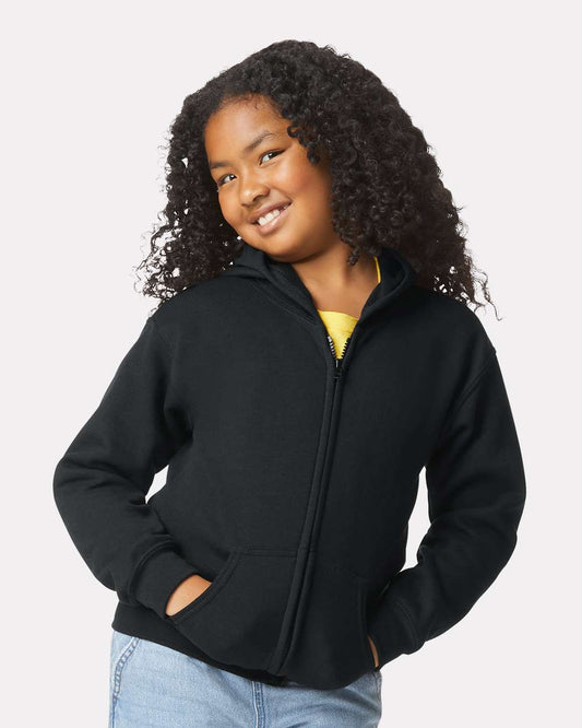 Gildan Youth Heavy Blend Full-Zip Hoodie