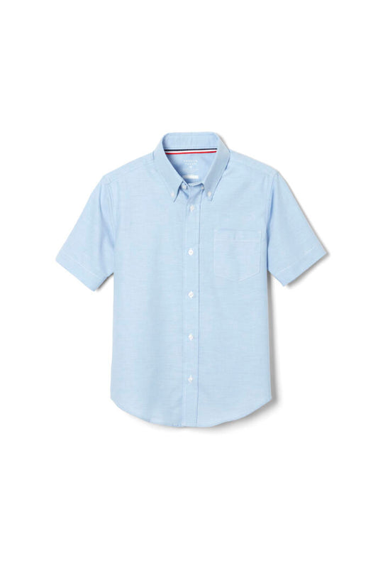 French Toast Adult Short Sleeve Oxford Shirt