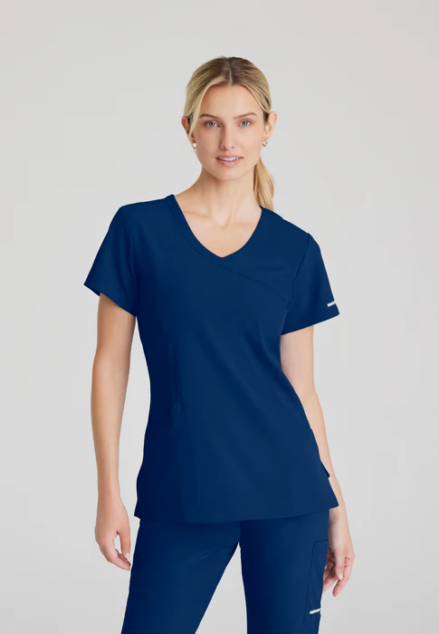 Skechers Reliance Mock Wrap Scrub Top