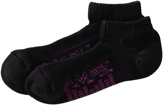 A.M.P.S Black Tab Cut Socks
