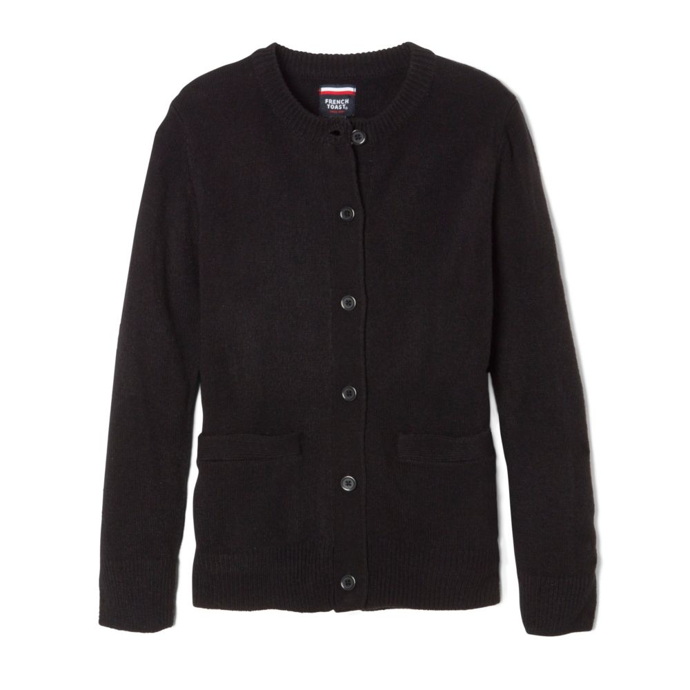 French Toast Cardigan anti-bouloches à col rond pour fille