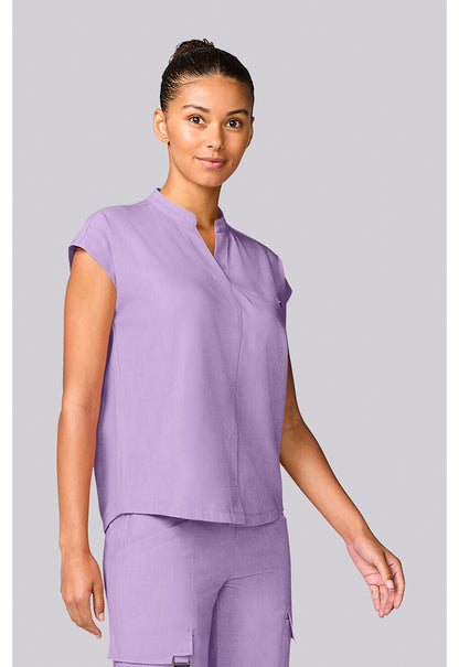 Healing Hands Quest Blythe Mandarin Collar Scrub Top