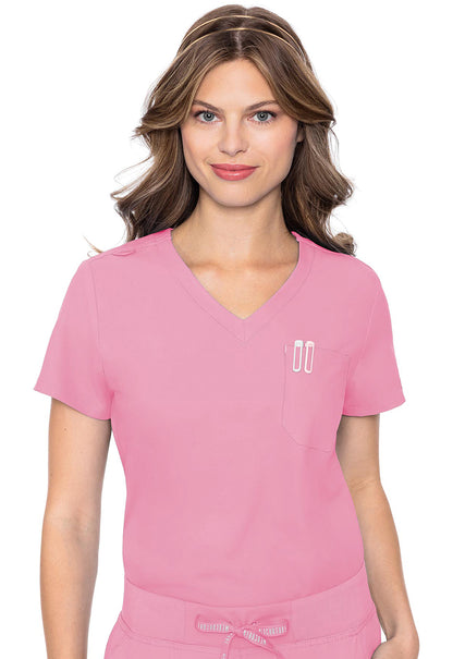 Med Couture Insight 1-Pocket Tuck In Scrub Top