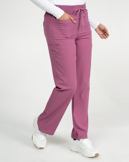 Ava Therese Jacquard Zahara Flare Scrub Pants