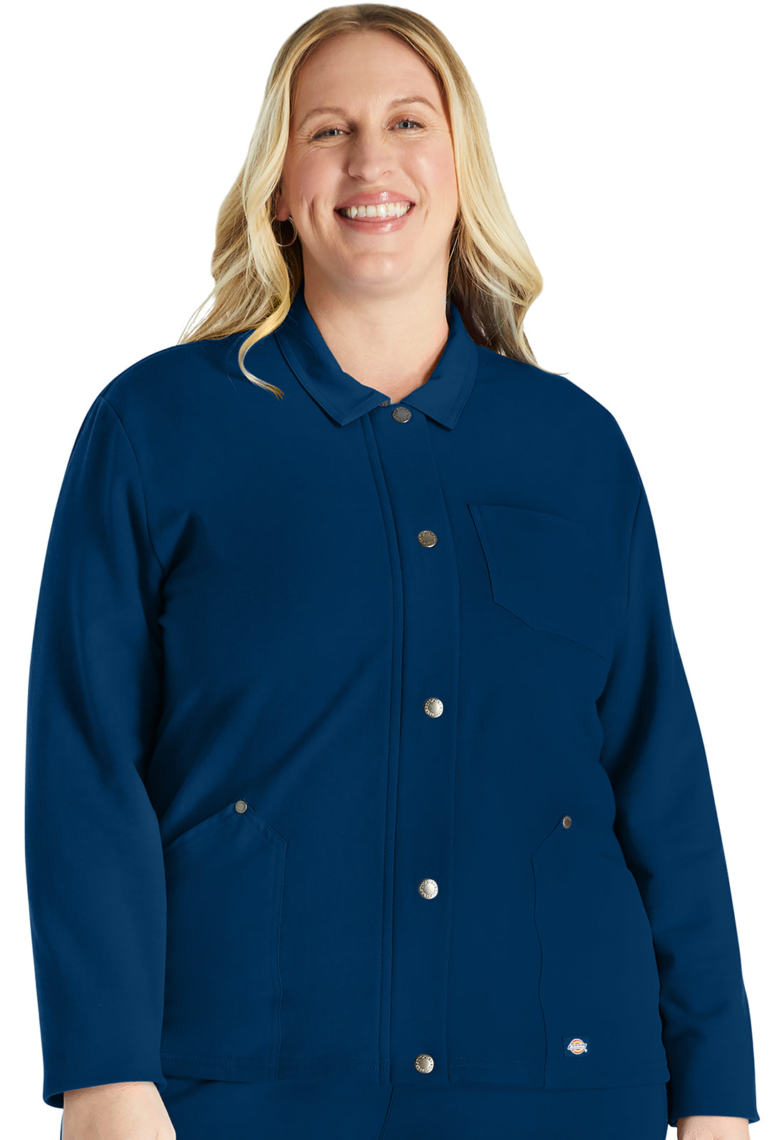 Dickies EDS NXT Zip Front Fleece Scrub Jacket