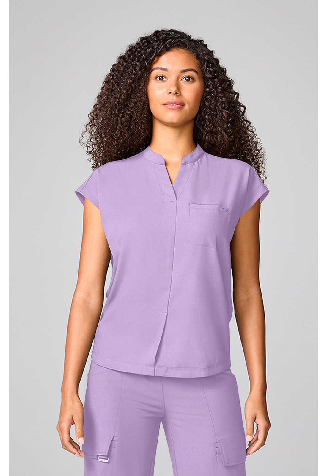 Healing Hands Quest Blythe Mandarin Collar Scrub Top