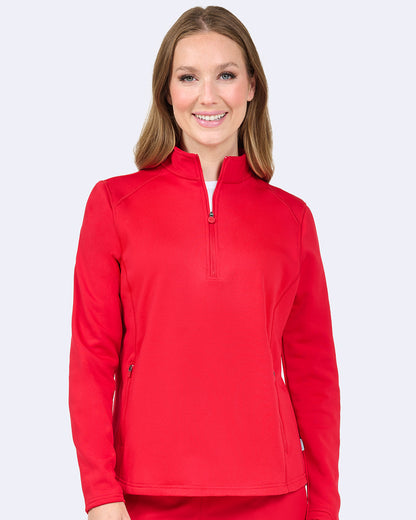 Ava Therese Half Zip Fleece Pull Over