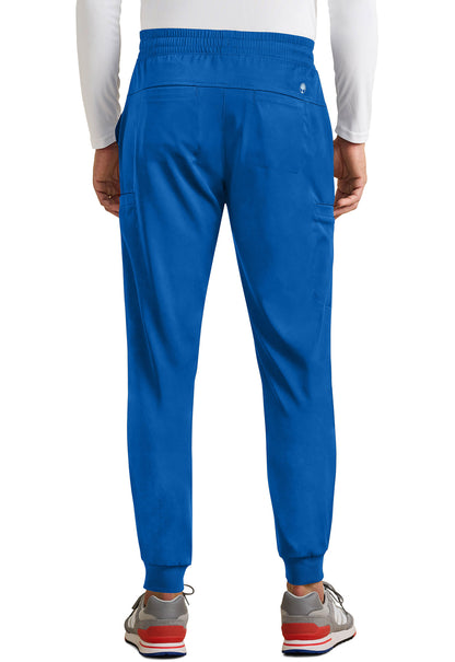 Healing Hands HH Works Mens Rafael Mid Rise Zip Fly Jogger Scrub Pants