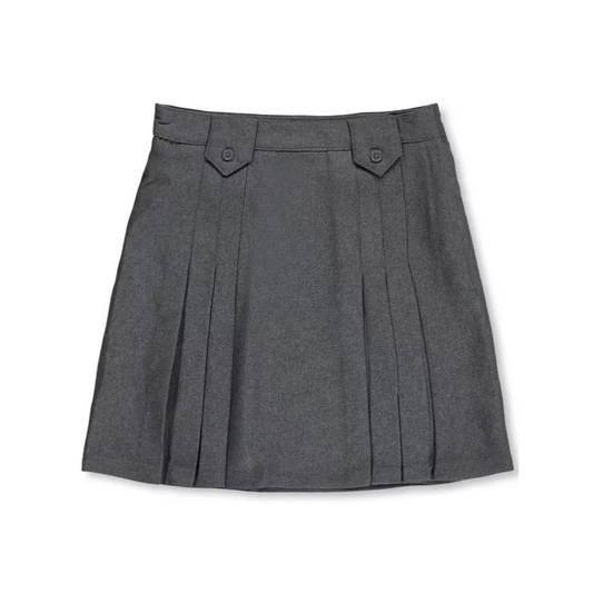 French Toast Girls Adjustable Waist Triple Pleated Skirt