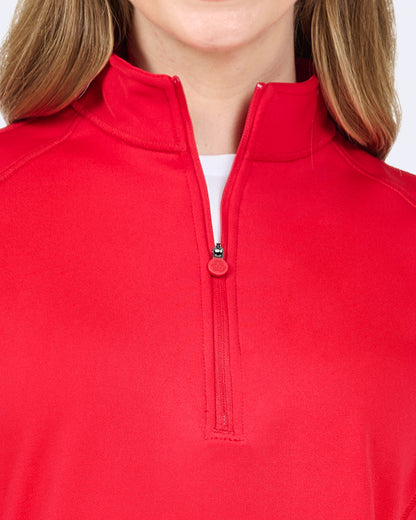 Ava Therese Half Zip Fleece Pull Over