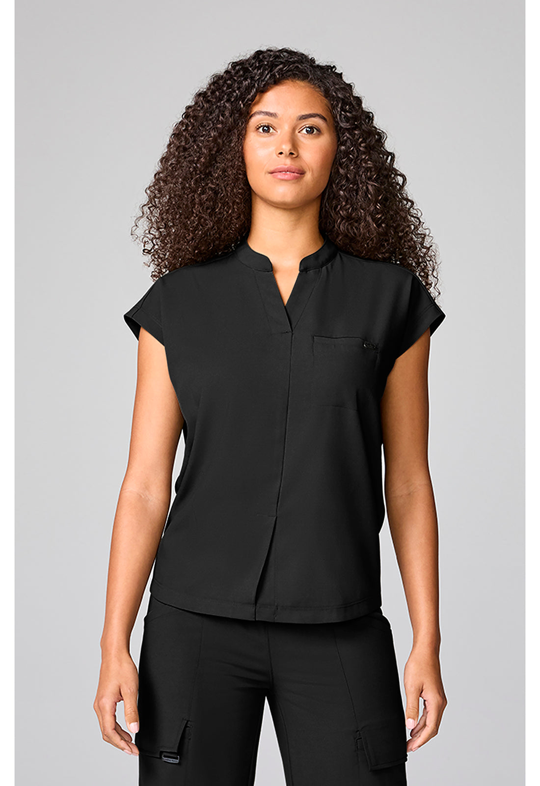 Healing Hands Quest Blythe Mandarin Collar Scrub Top