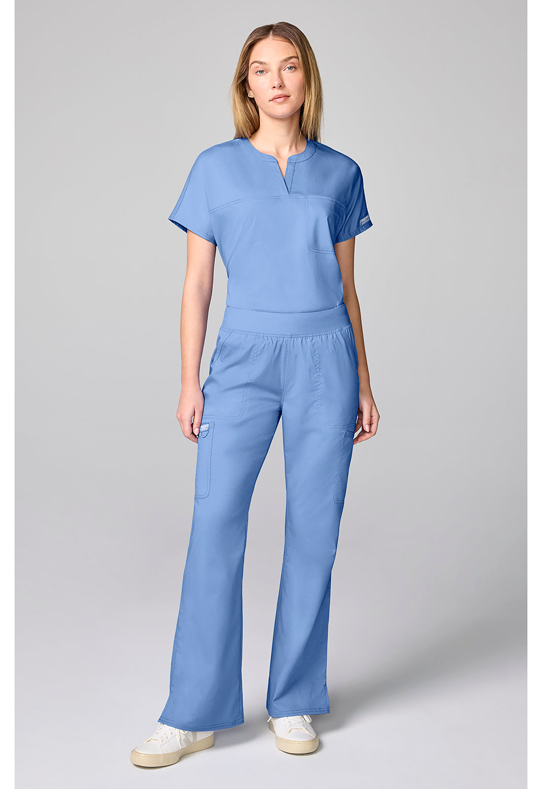 Cherokee Workwear Revolution Flare Cargo Scrub Pants