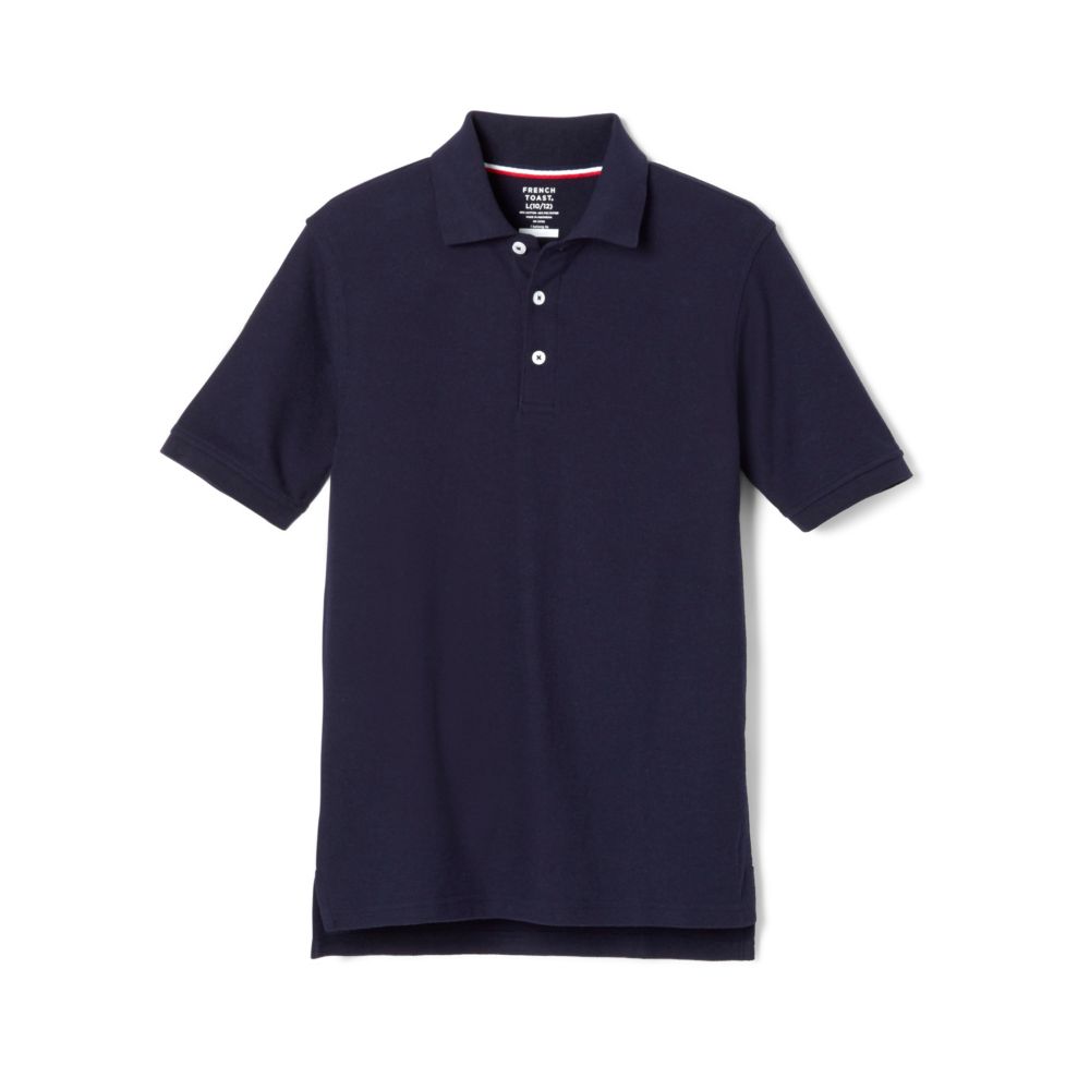 French Toast Mens Short Sleeve Pique Polo