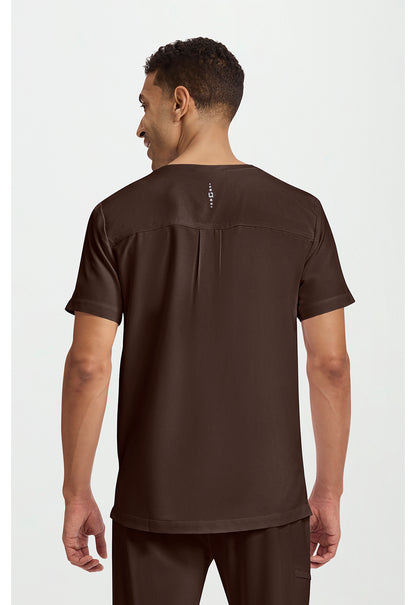 Healing Hands 360 Mens Spencer 1-Pocket Tuck In Scrub Top