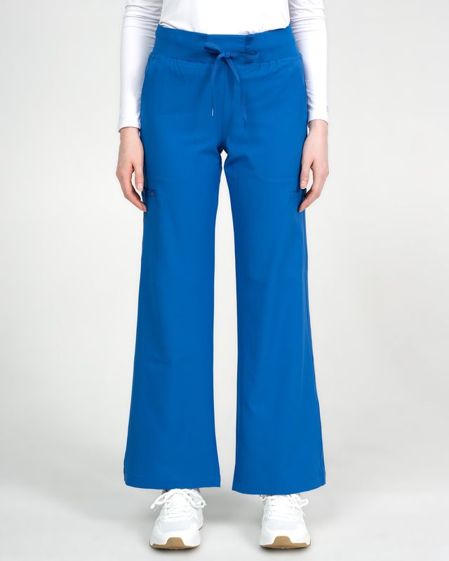 Zavate Studio Wide Leg Flare Scrub Pants