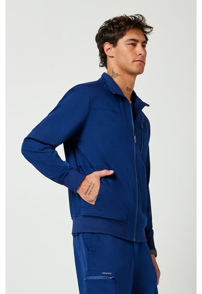 Chaqueta médica Jonathan Bomber para hombre de Healing Hands Purple Label