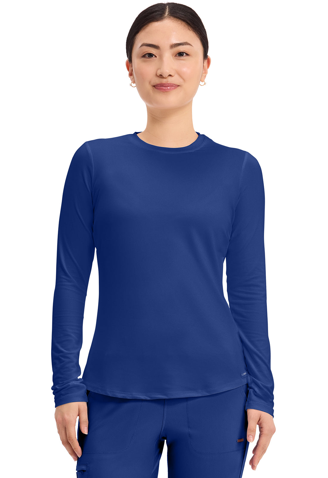Cherokee Basics Long Sleeve Underscrub Knit Tee Shirt