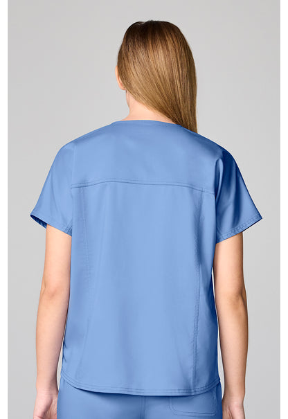 Haut de blouse Cherokee Workwear Revolution à col officier et à rentrer