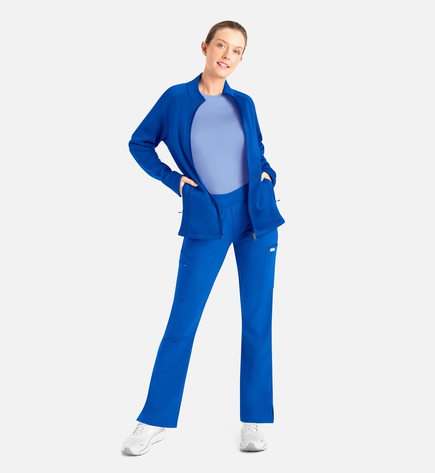 Maevn Blaze Warm-Up Fleece Scrub Jacket