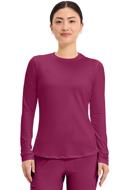 Cherokee Basics Long Sleeve Underscrub Knit Tee Shirt