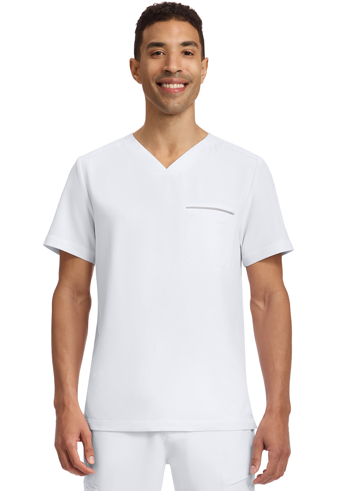 Healing Hands 360 Mens Spencer 1-Pocket Tuck In Scrub Top