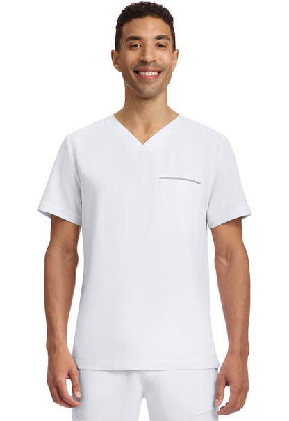 Healing Hands 360 Mens Spencer 1-Pocket Tuck In Scrub Top