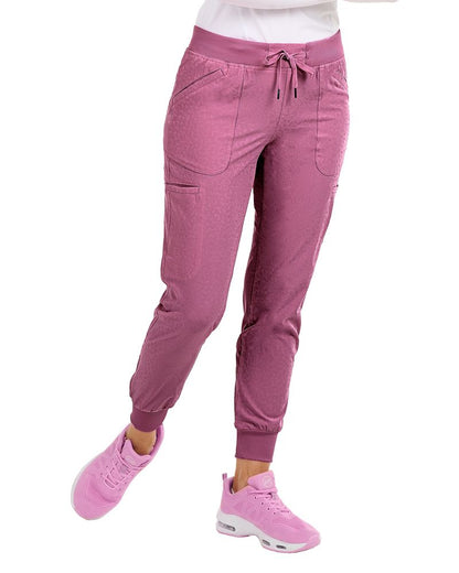 Ava Therese Jacquard Sheba Jogger Scrub Pants