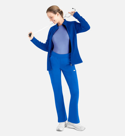 Maevn Blaze Warm-Up Fleece Scrub Jacket