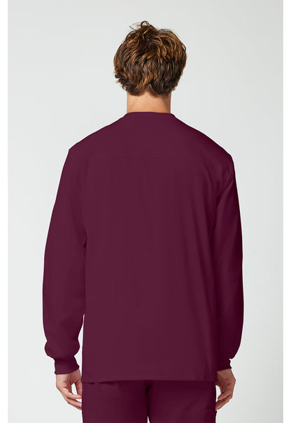 Chaqueta médica Cherokee Workwear Professionals con cierre a presión para hombre