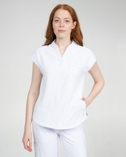 Zavate Studio Dynamic Tuck In Scrub Top