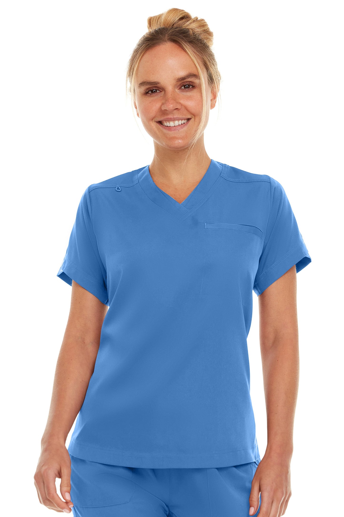 Medichic Kim V-Neck 1-Pocket Tuck In Scrub Top