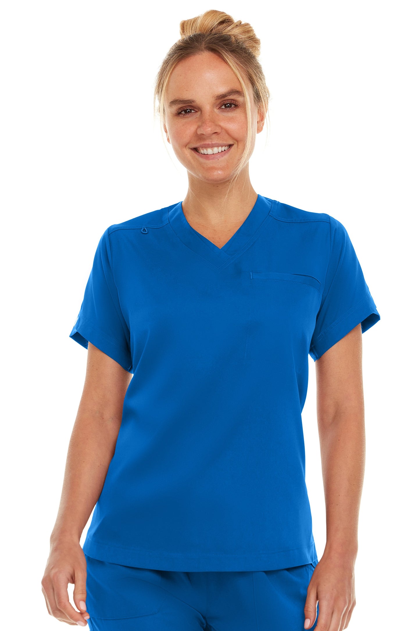 Medichic Kim V-Neck 1-Pocket Tuck In Scrub Top