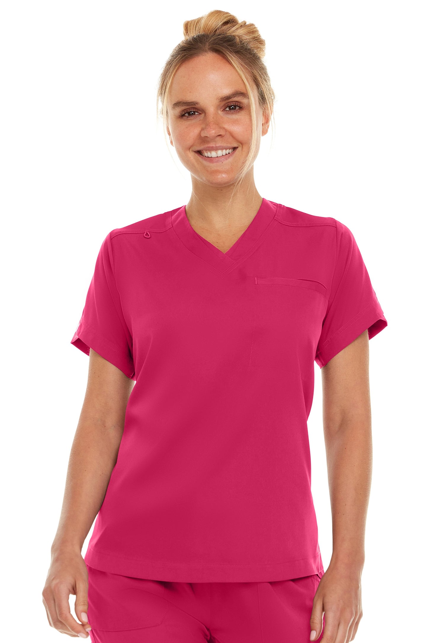Medichic Kim V-Neck 1-Pocket Tuck In Scrub Top